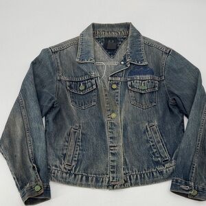 Vintage trucker denim jacket ID wear size medium